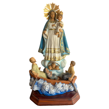 Virgen Caridad del Cobre 25 cm