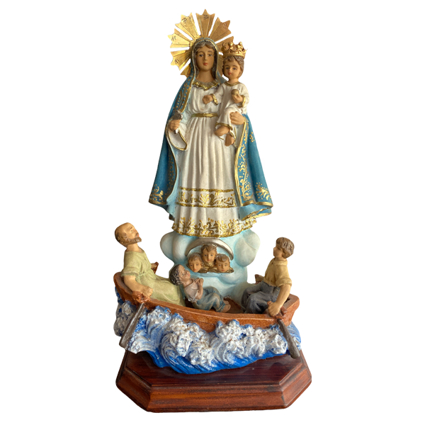 Virgen Caridad del Cobre 25 cm