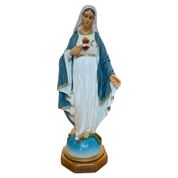 Virgen Corazón de María 42 cm Reconciliadora