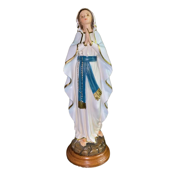 Virgen de Lourdes 23 cm