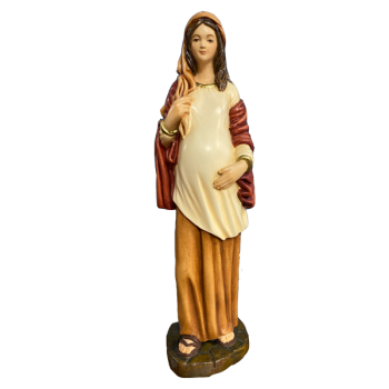 Virgen de la Esperanza 27 cm roja