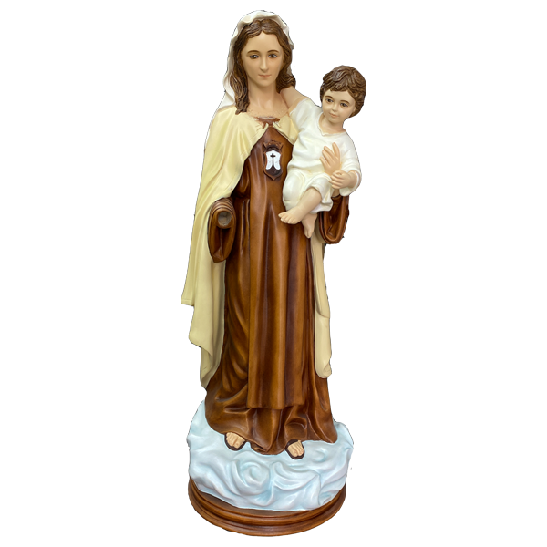 Virgen del Carmen 80 cm marinera